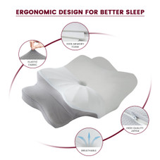 Memory Foam Cervical Pillow for Neck and Shoulder Relief  product image