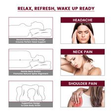 Memory Foam Cervical Pillow for Neck and Shoulder Relief  product image