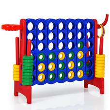 4-in-a-Row Giant Game Set with Basketball Hoop (Optional Carrying Bag) product image