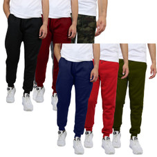 Men's Slim-Fit Fleece Jogger Sweatpants (6-Pack) product image