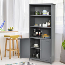 Standing Bookcase with Storage Cabinet product image