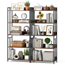 62" Tall 5-Tier Bookshelf with Tiltable Shelves product image