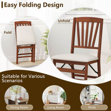 Kitchen Chairs with Rubber Wood Frame (2- or 4-Pack) product image