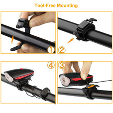 10,000-Lumen Rechargeable LED Bike Headlight product image 10,000-Lumen Rechargeable LED Bike Headlight product image