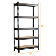 Metal 5-Tier  60'' Storage Shelving Unit product image