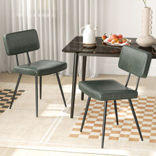 PU Leather Vintage Dining Chairs (Set of 2) product image
