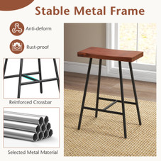 Industrial Saddle Stools (Set of 2) product image