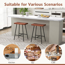 Industrial Saddle Stools (Set of 2) product image