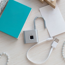 Ultra-Light One-Touch AI Fingerprint Padlock with USB Charging product image