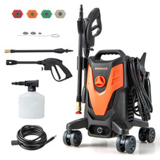 2400-PSI Electric Pressure Washer with 4 Universal Wheels product image