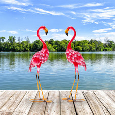 Flamingo Garden Statue Set (2-Pack) product image