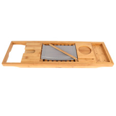 Expandable Bamboo Bathtub Caddy Tray product image