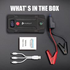 PURSUIT 1,000A Peak 12V Car Jump Starter with LCD (1- or 2-Pack) product image