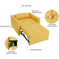 3-in-1 Sofa Bed Chair with Adjustable Backrest product image