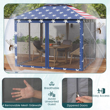 11 x 11-Foot 2-Tier Pop-up Canopy with Carrying Bag product image
