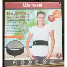 Warmrest Cordless Heating Pad Back Massager Brace for Lower Back Pain product image