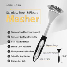 4-Piece Stainless Steel Cooking Utensils Set product image