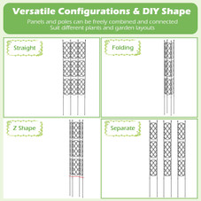58" x 73" Garden Trellis for Climbing Plants  product image