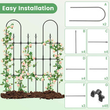 58" x 73" Garden Trellis for Climbing Plants  product image