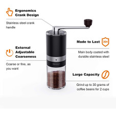 Ingeware® Manual Conical Coffee Grinder with 6 Adjustable Coarseness Setting product image