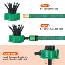 360-Degree Flexible Lawn Sprinkler product image