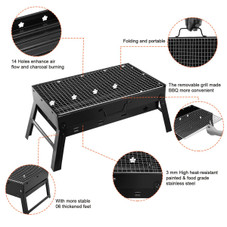 Portable BBQ Grill Foldable Charcoal Smoker product image