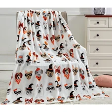 50 x 60-Inch Microplush Holiday Throw Blanket product image