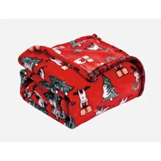 50 x 60-Inch Microplush Holiday Throw Blanket product image