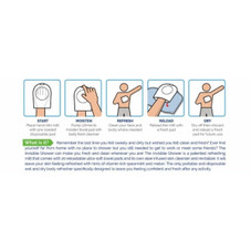 Invisible Shower Pads with Aloe (20-Pads) product image