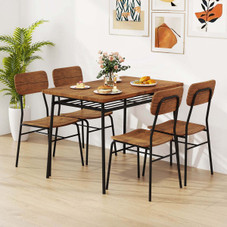 5-Piece Space-Saving Kitchen Table and Chair Set  product image