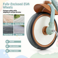 Kids Tricycle  with Adjustable Seat and Storage Basket product image