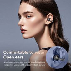 Ai Smart Bluetooth Translator Headphone, 144 Languages Translator Touch Control Wireless Earbuds With Noise Cancelling Color Black product image