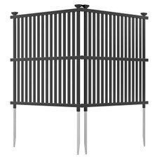 Pvc Fence Panels With Metal Ground Stakes product image