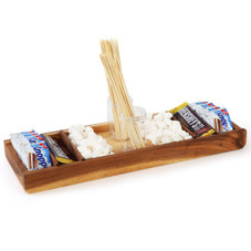 Walnut DIY S'mores Bar Station for Assembly product image