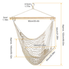 Hammock Chair Hanging Rope Swing Seat product image