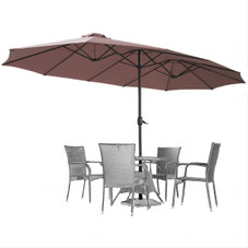 15x9 Foot Outdoor Double-Sided Patio Umbrella product image