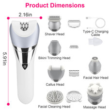Laromni Women's 7-In-1 Electric Razor product image