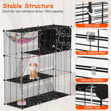 3-Tier Small Pet Enclosure product image