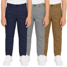Boy’s Super Stretch Cotton Cargo Pants (1- or 3-Pack) product image