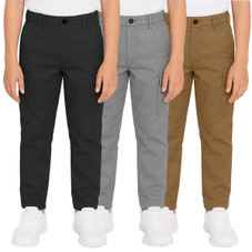 Boy’s Super Stretch Cotton Cargo Pants (1- or 3-Pack) product image