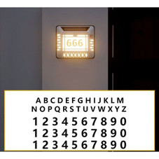 Solar LED Address Sign product image