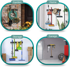 Wall-Mounted 64-Inch Adjustable Garden Storage Rack product image