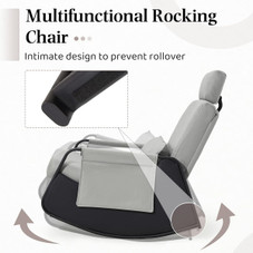 Gliding Rocking Chair with Retractable Footrest  product image