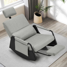 Gliding Rocking Chair with Retractable Footrest  product image