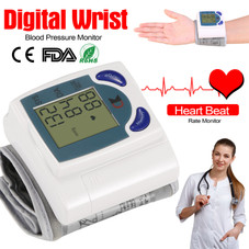 Wrist Blood Pressure Monitor with Large LCD Screen product image