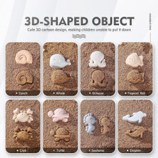 11-Piece Silicone Sand Toys product image