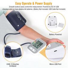 Arm Blood Pressure Monitor with Digital LCD Display product image