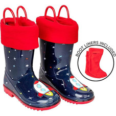 Kids' Unisex Waterproof Rubber Boots product image
