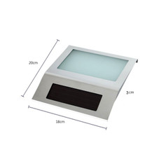 Solar Stainless Steel House Number Light with White LEDs product image