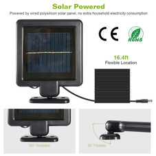 360° Dual Motion Sensor Solar Power LED Security Light by Solarek® product image